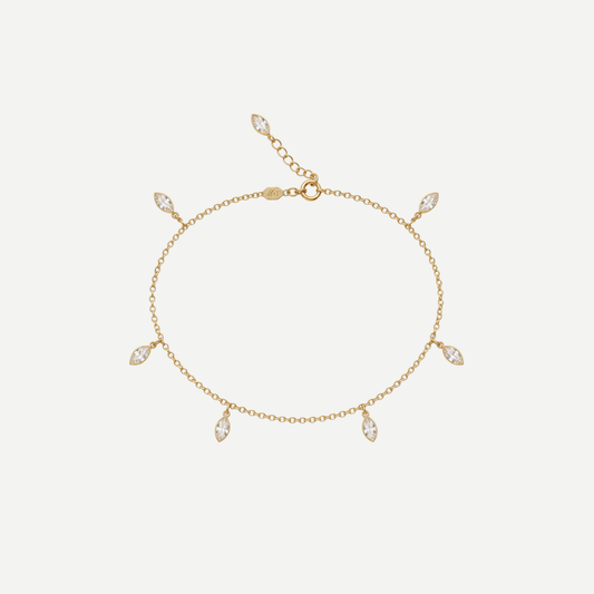 Marquise Shaker Anklet