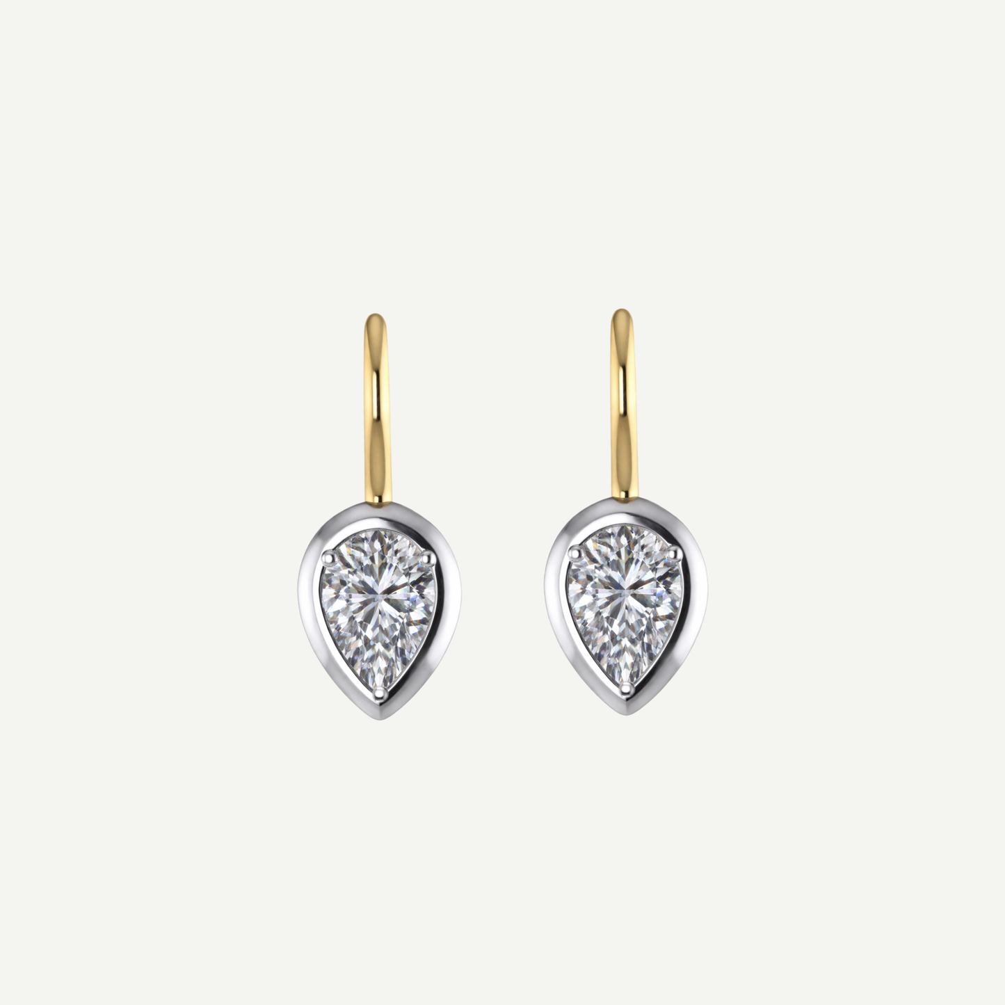 Jan Pear 0.50ct Diamond Drop Earrings