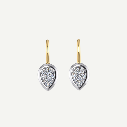 Jan Pear 0.50ct Diamond Drop Earrings