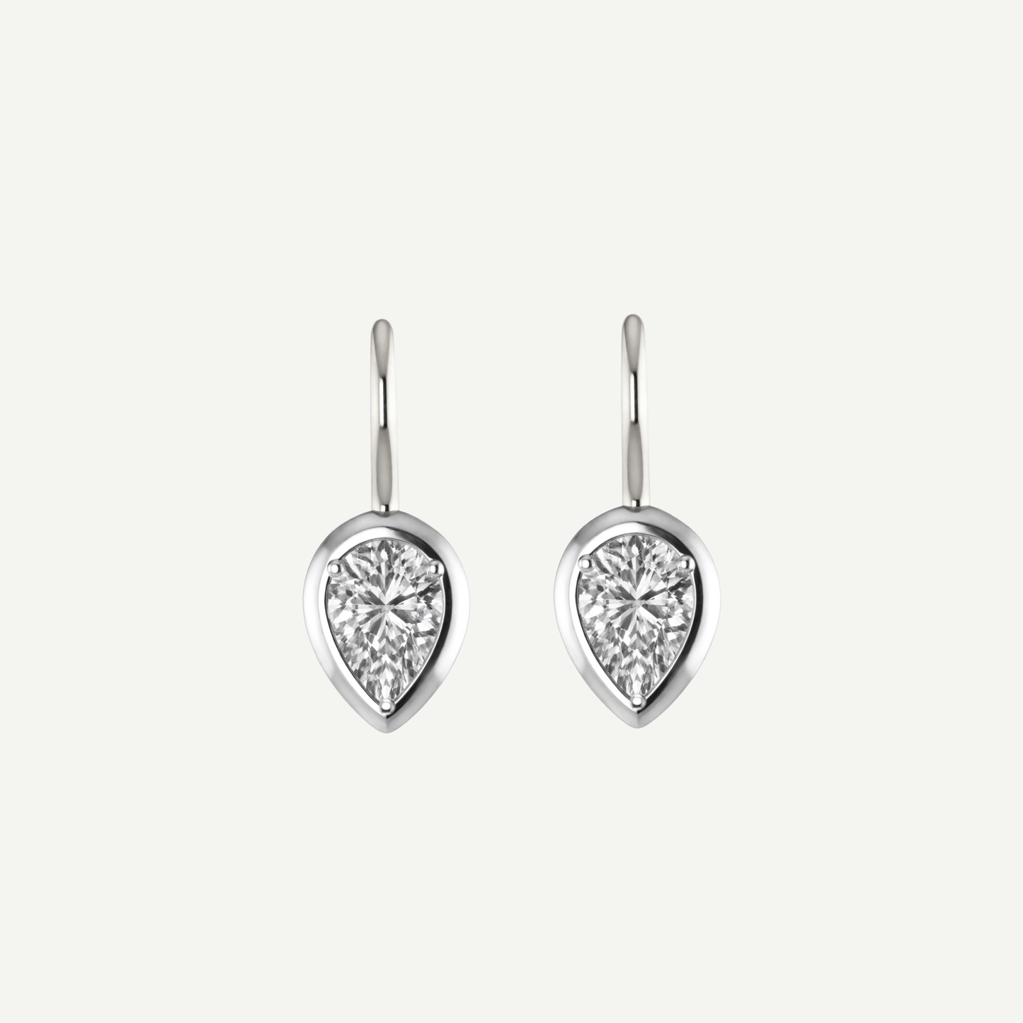 Jan Pear 0.50ct Diamond Drop Earrings