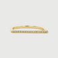 14k-Gelbgold-T-bar-Diamantring