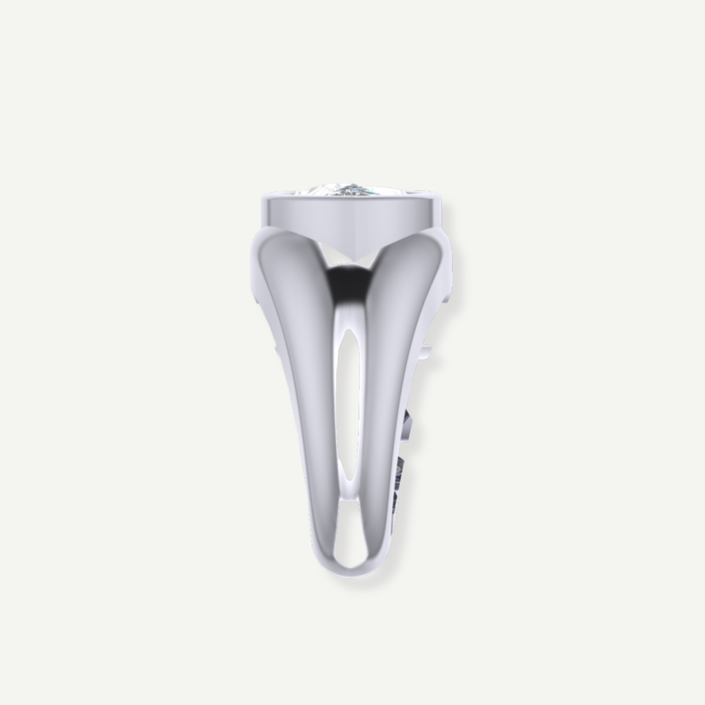 Strummer Pear Diamond Ear Cuff