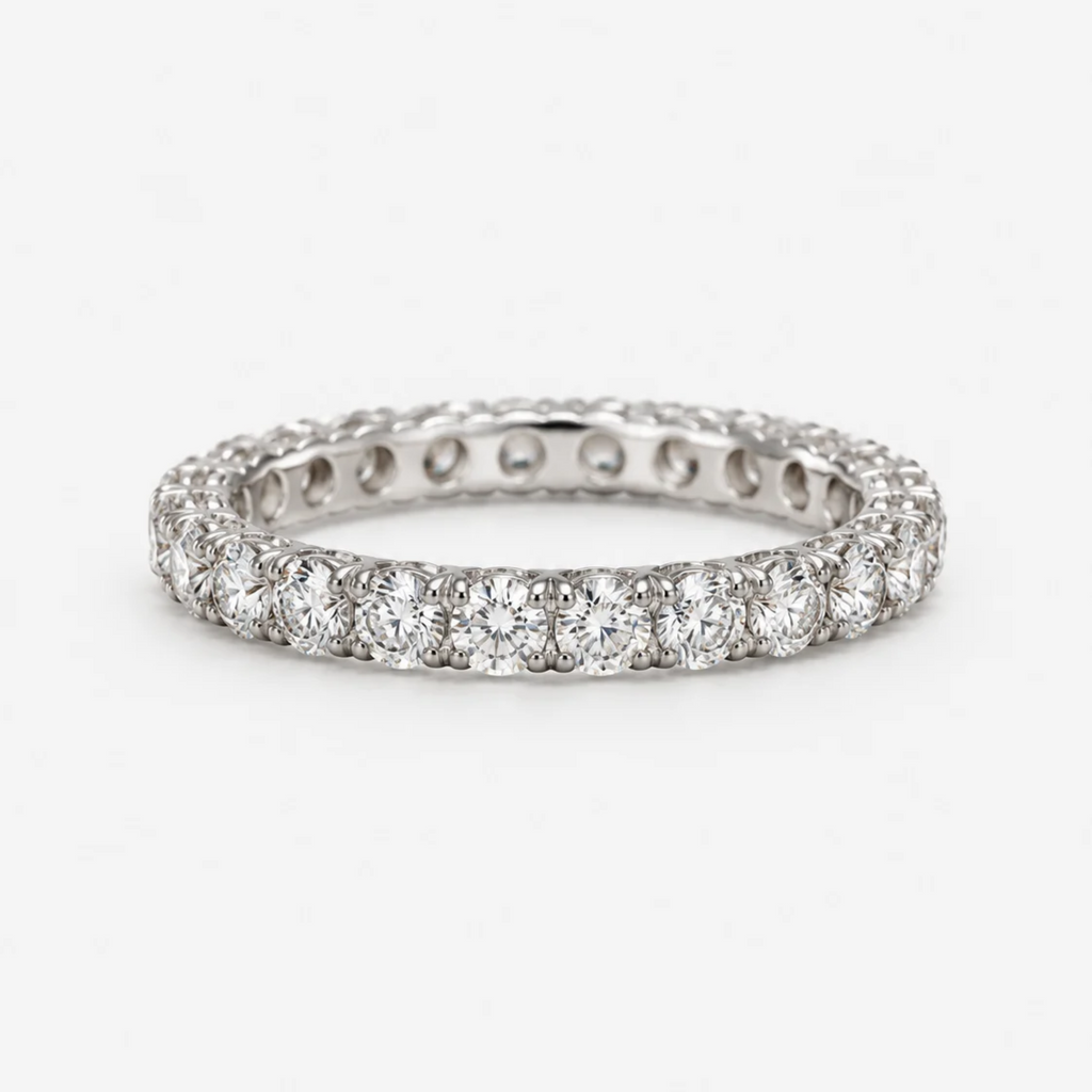 3mm Round Diamond Eternity Band