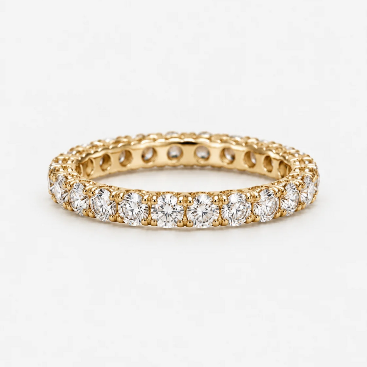 3mm Round Diamond Eternity Band