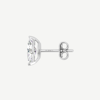 14k 1.0ctw Marquise Diamond Stud Earring