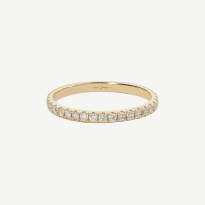 14k Pavé Diamond Band