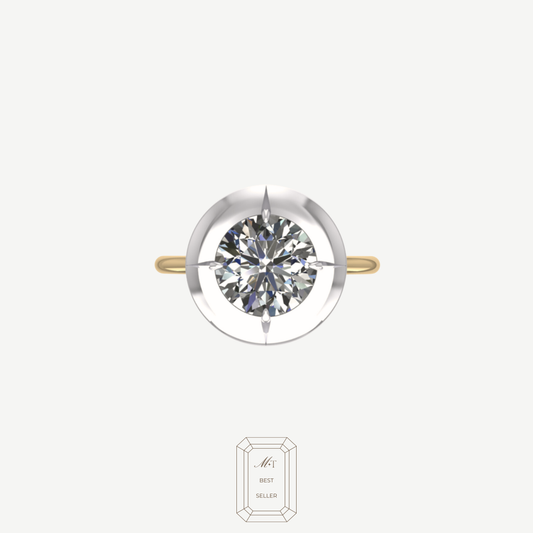 2ct Diamond Bullseye Ring