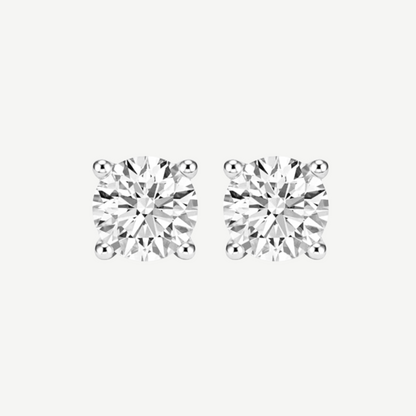 2ct Round Diamond Earrings