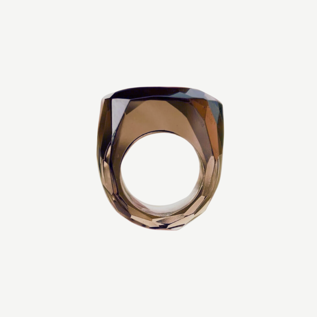 Kaleidoscope Smoky Quartz Ring