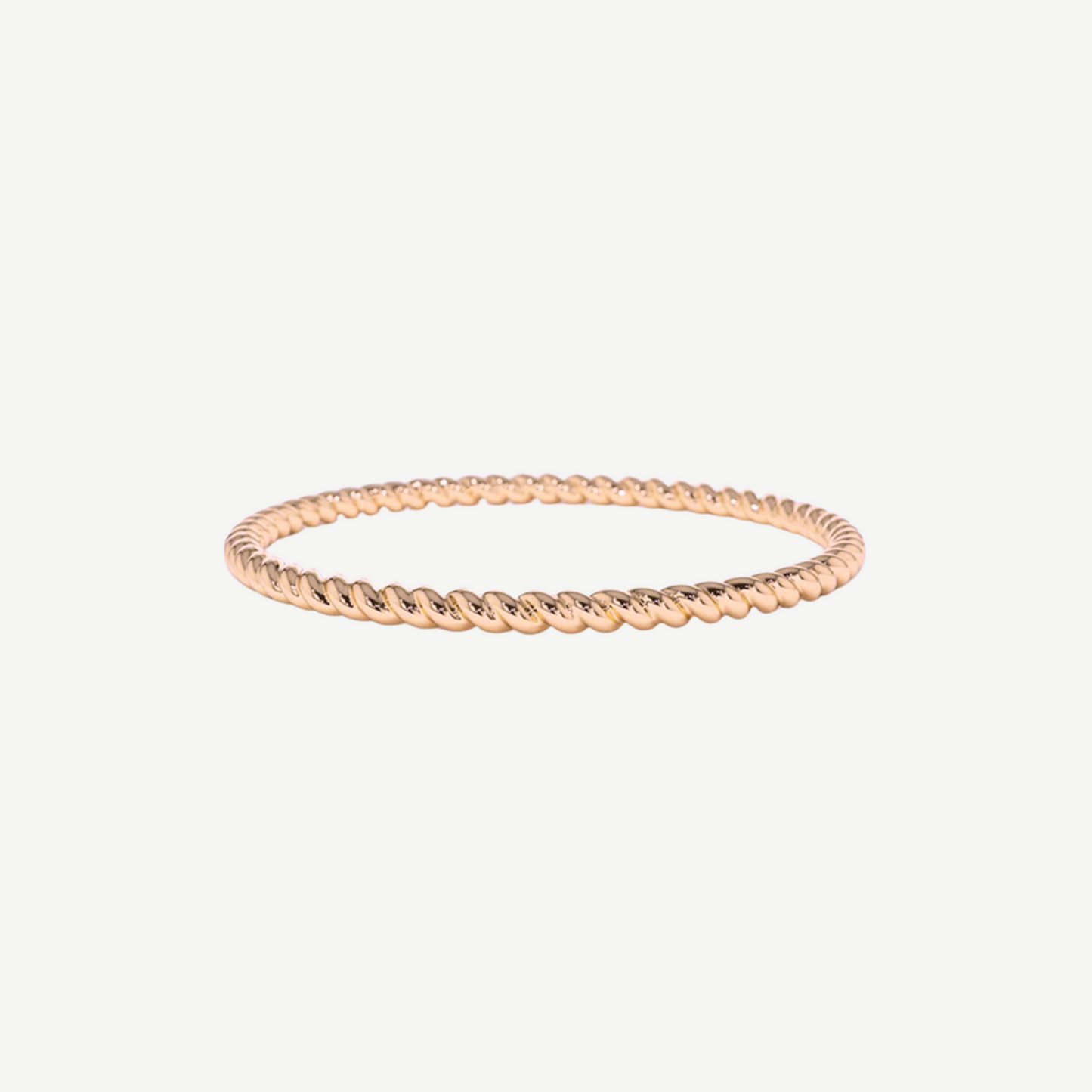 14k Twisted Rope Band