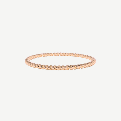 14k Twisted Rope Band