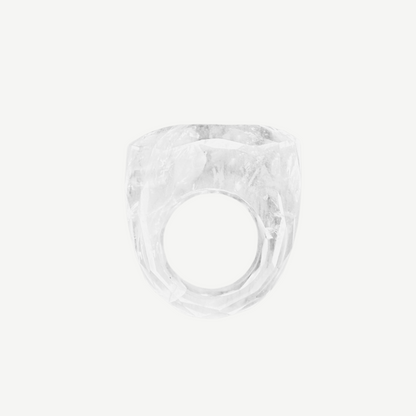 Kaleidoscope Clear Quartz Ring