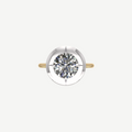 2ct Round Diamond Bullseye Ring