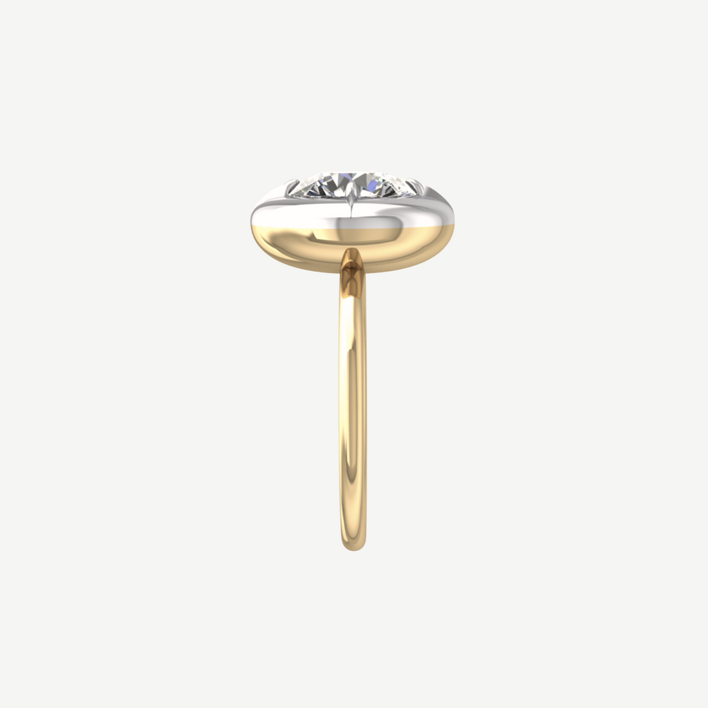 2ct Round Diamond Bullseye Ring