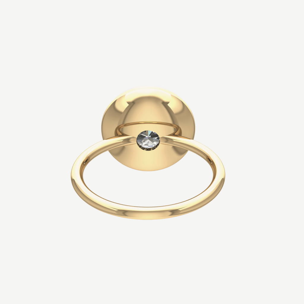 2ct Round Diamond Bullseye Ring