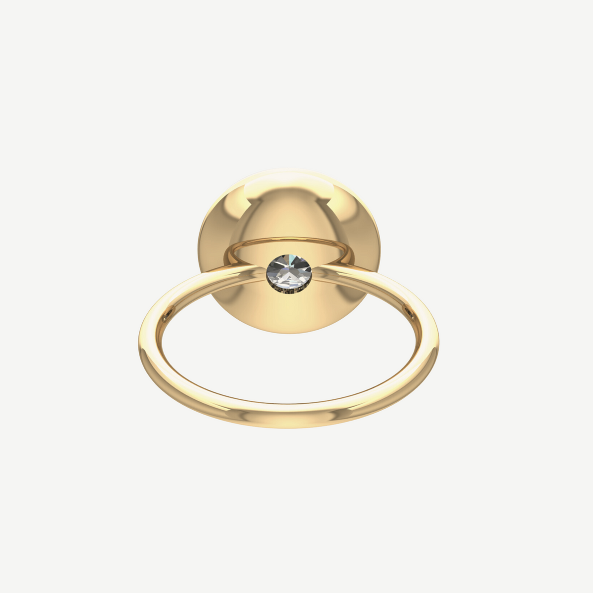 2ct Round Diamond Bullseye Ring