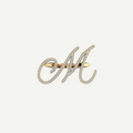 L'Alphabet Script Pavé Diamond Ring