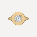 Vienna Diamond Signet Ring