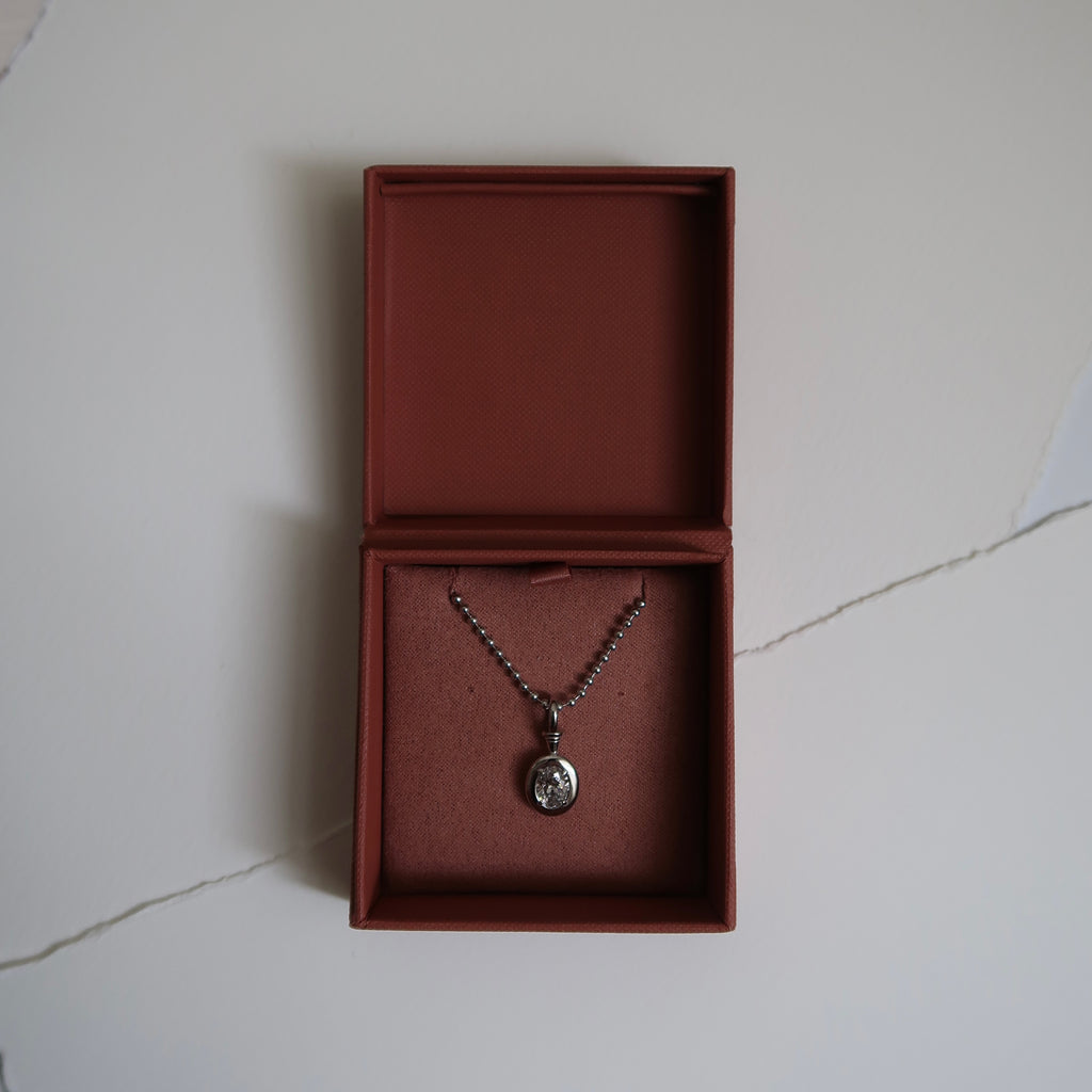 1ct Oval Diamond Olympia Ball Chain Necklace