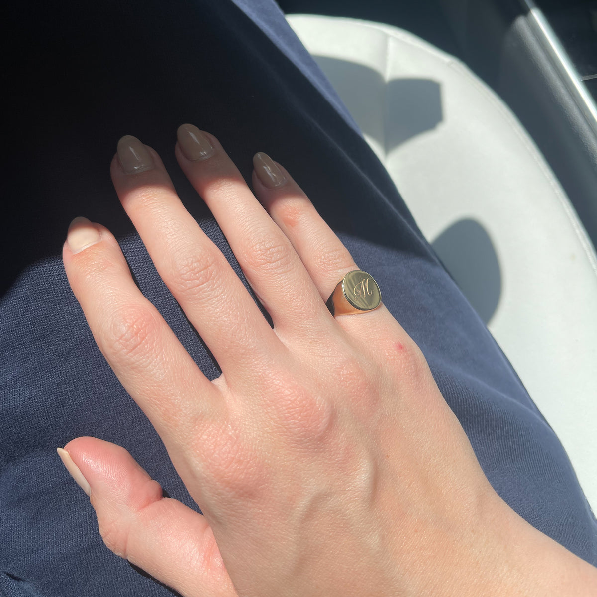 Engraved Signet Ring