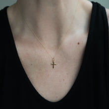 Load image into Gallery viewer, 14K FLAT CROSS NECKLACE
